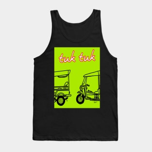 Pattaya tuk tuk,tuk tuk Thailand,siam tuk tuk,tuk tuk painting,tuk tuk digital painting Tank Top